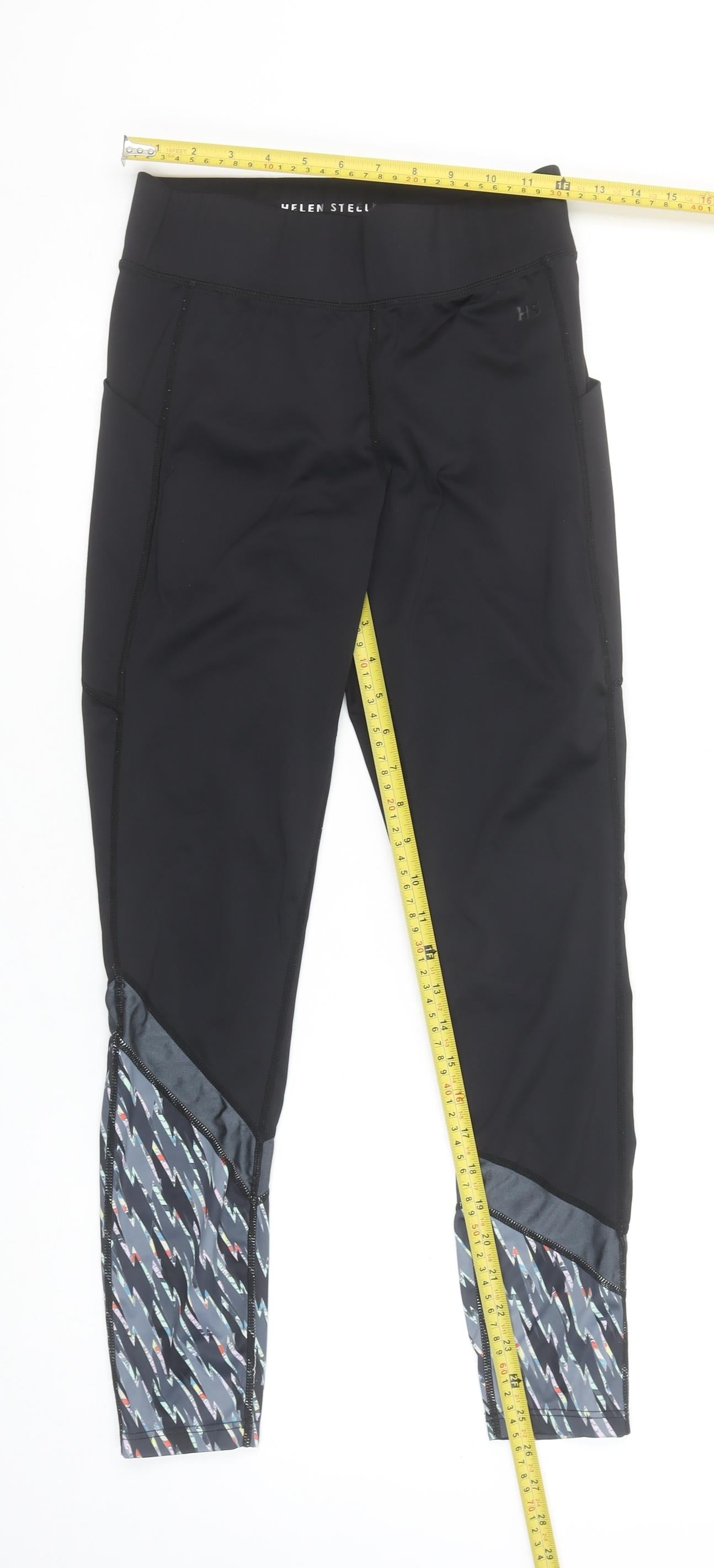 Helen Steele Dunnes Women's Black Capri Leggings Size S Activewear