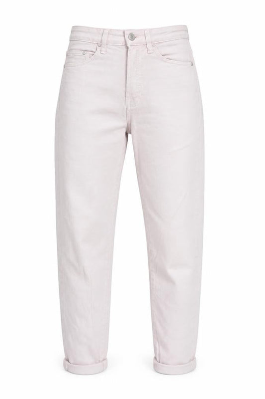 Stradivarius Women’s Pink High Rise Mom Jeans Size 8 Regular Fit
