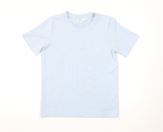 InWear Women's Blue XS Basic Cotton Short Sleeve T-Shirt