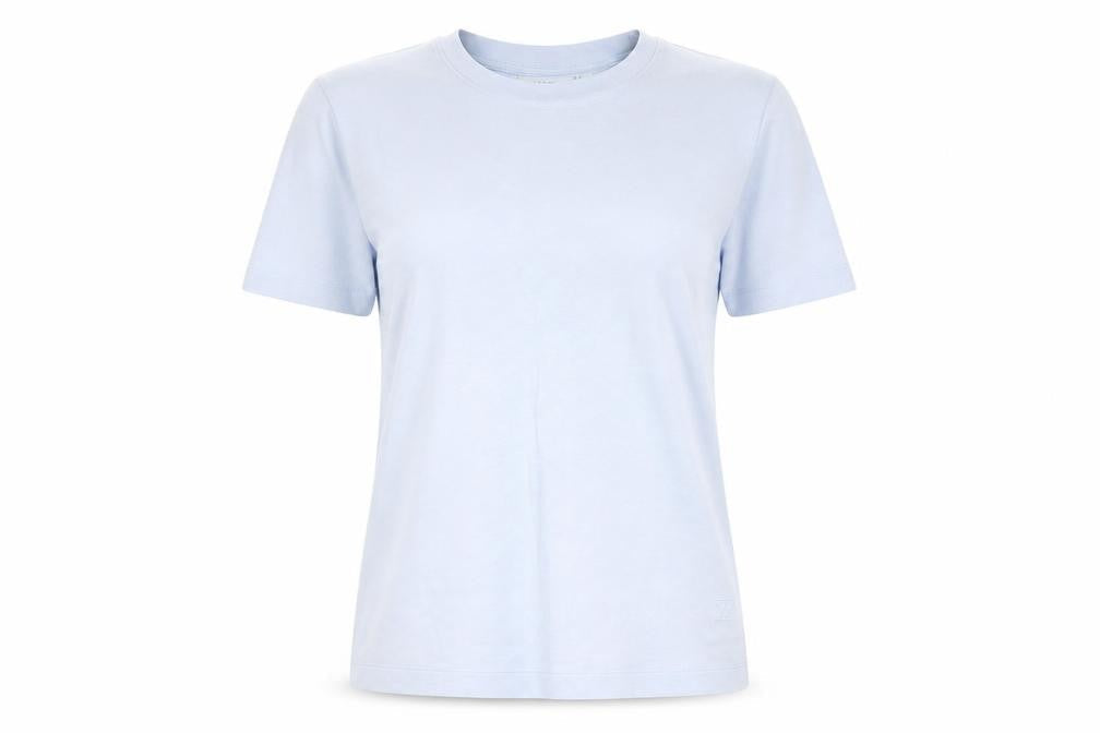 InWear Women's Blue XS Basic Cotton Short Sleeve T-Shirt