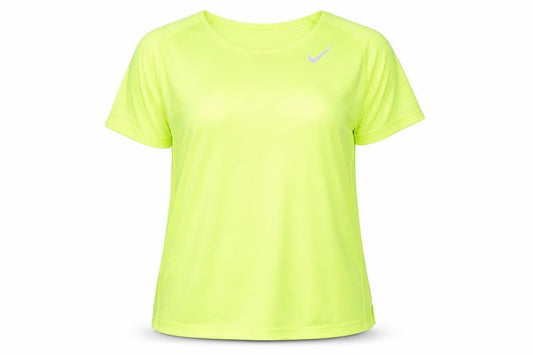 Nike Women's Yellow Dri-FIT Short Sleeve Athletic T-Shirt XL