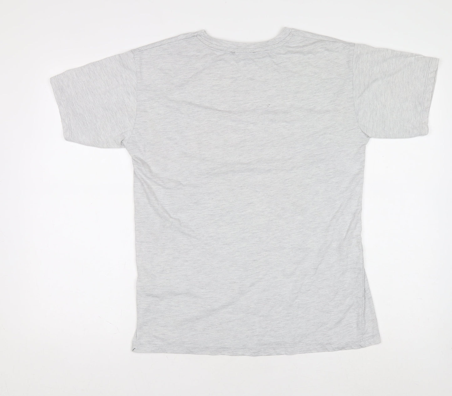MaxMila Women’s Grey Florida Print Cotton T-Shirt Size M