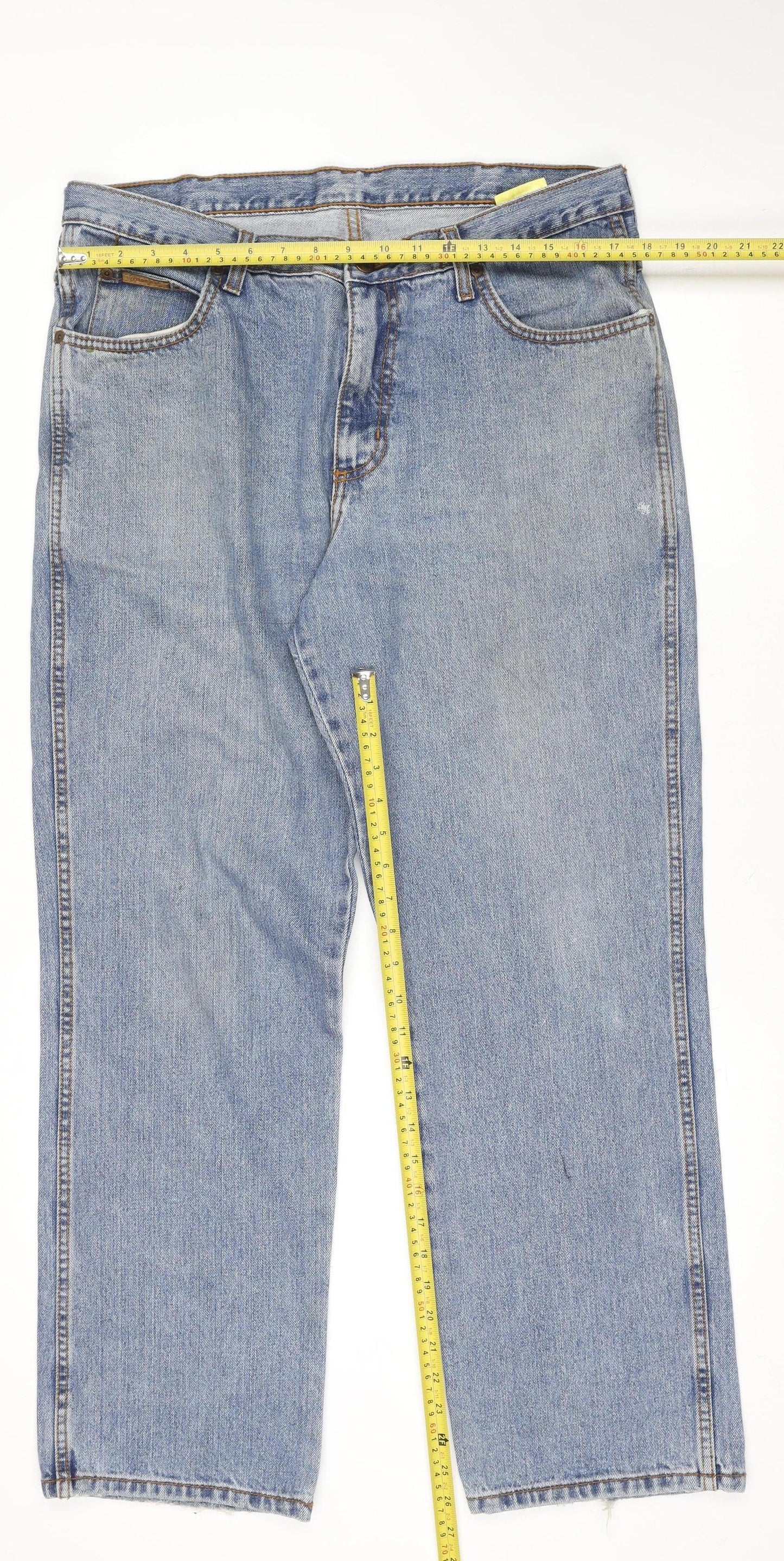 Wrangler Womens Blue Straight Leg Jeans W30 L30 Classic Denim