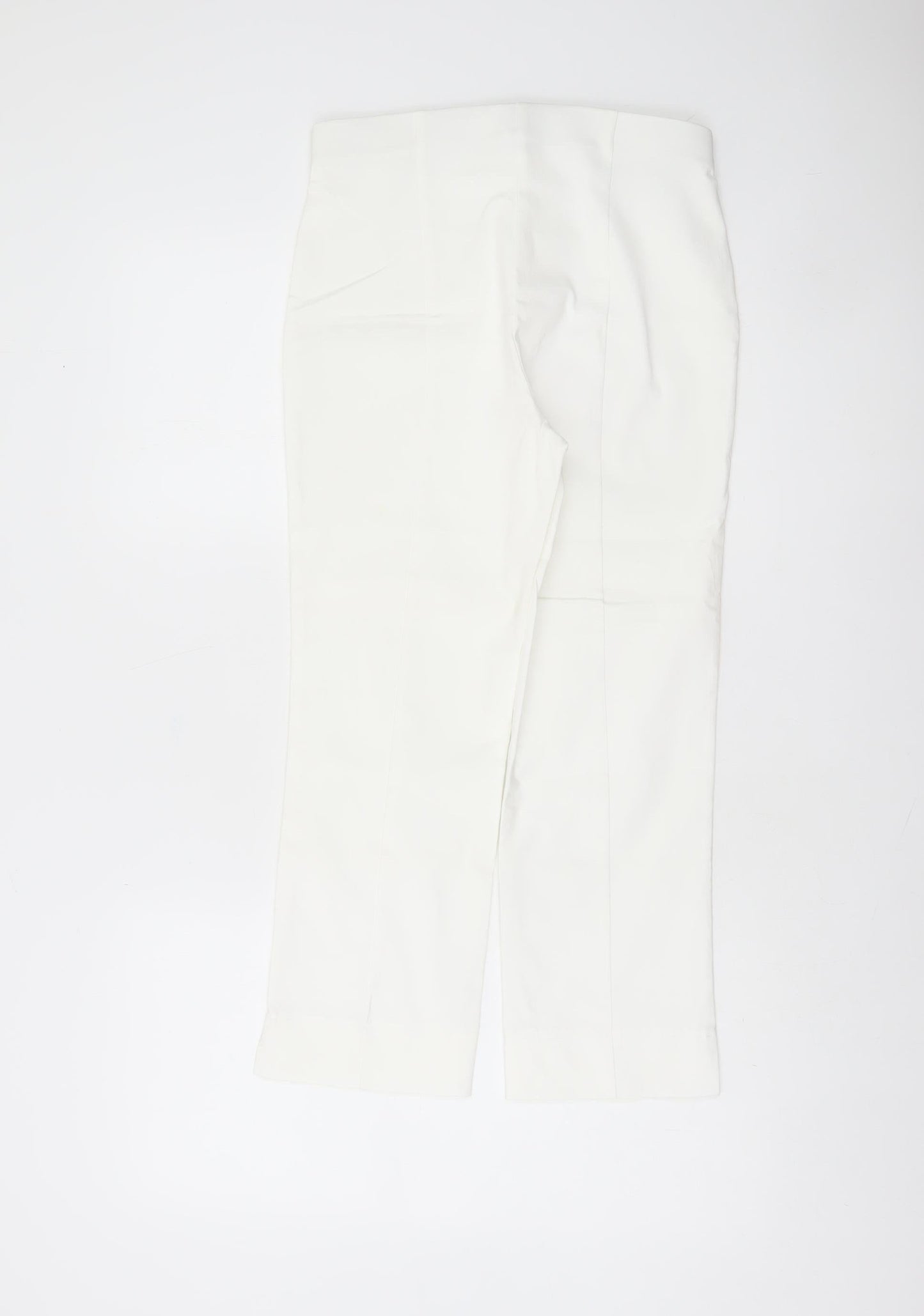 Dunnes Women’s White Size 8 Straight Trousers