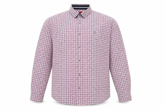 6th Sense Men’s Multicoloured Check Cotton Long Sleeve Button-Up Shirt L