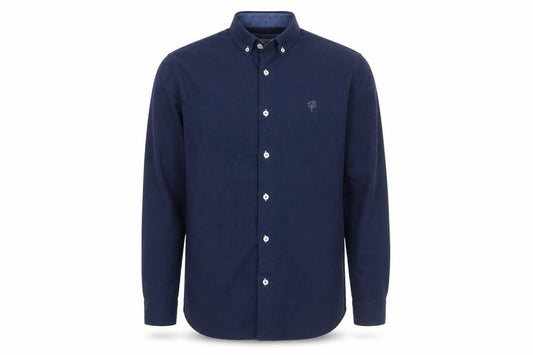 Ted Smith Men's Blue Slim Fit Long Sleeve Button-Up Shirt L
