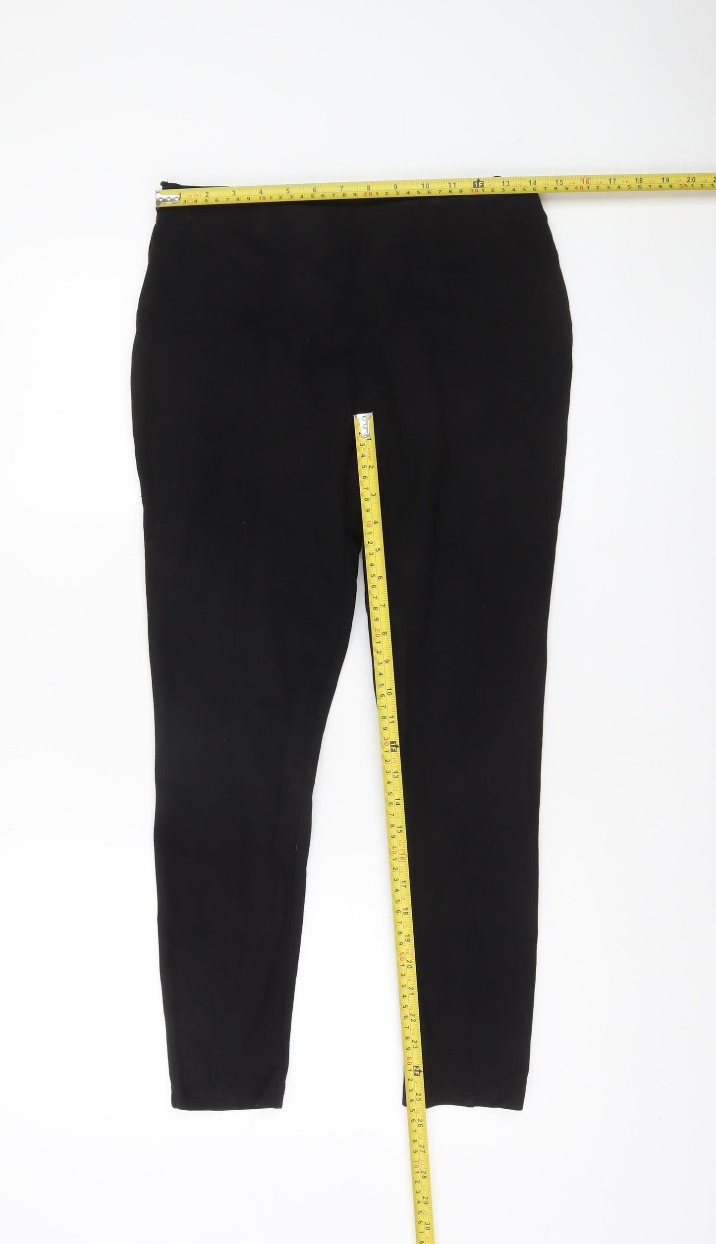 Dunnes Women Black Medium Viscose Blend Leggings