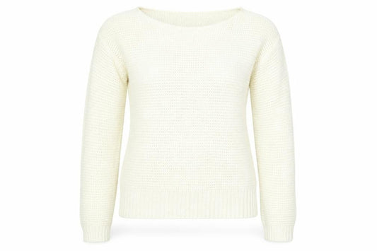 Vero Moda Women’s Ivory Chunky Knit Pullover Jumper Size S