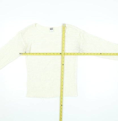 Vero Moda Women’s Ivory Chunky Knit Pullover Jumper Size S