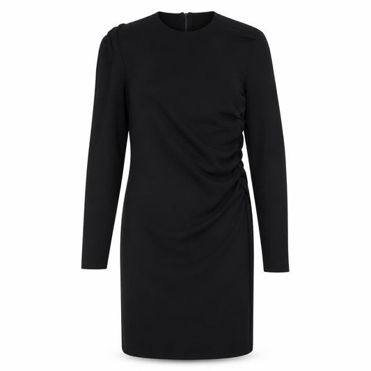 Primark Women’s Black Long Sleeve Bodycon Knee Length Dress L