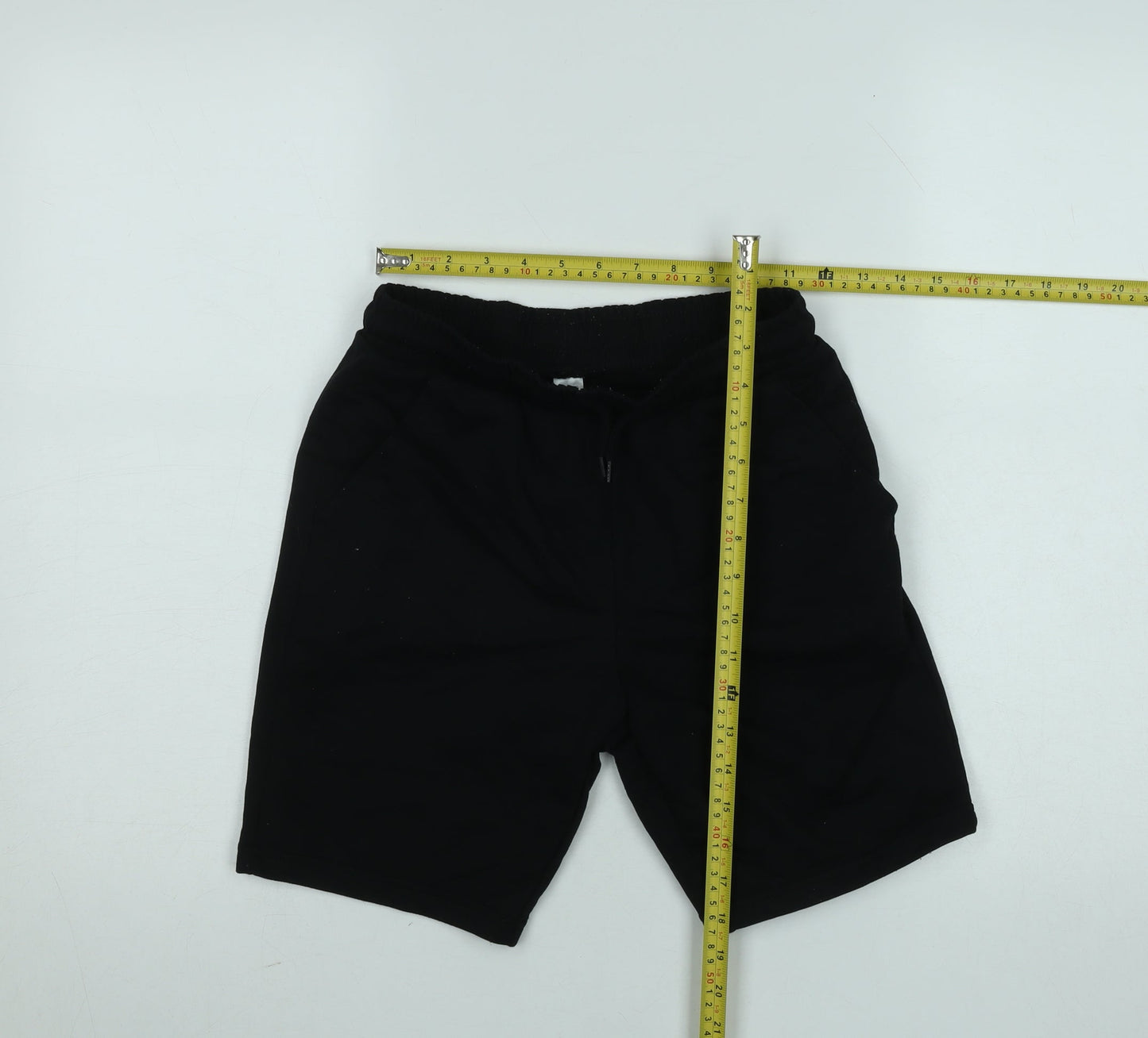 Dunnes Stores Boys Black Athletic Jersey Shorts Size 27in Elastic Waist