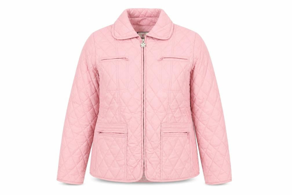 Champion Burford Women's Pink Quilted Mid-Length Jacket Size 10
