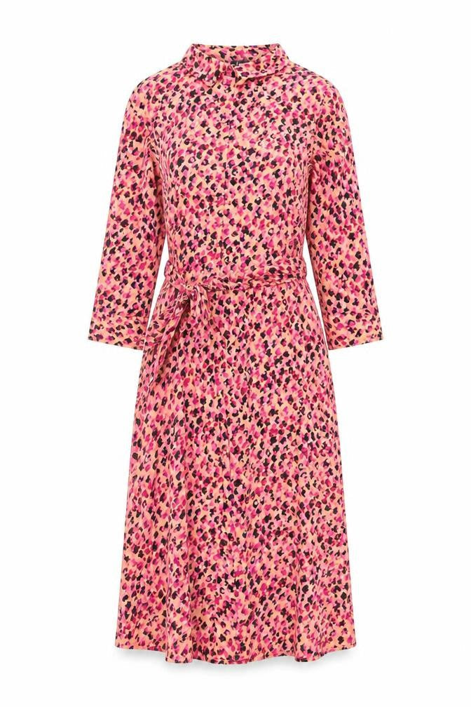 Vero Moda Women’s Multicoloured Leopard Print Midi Wrap Dress M