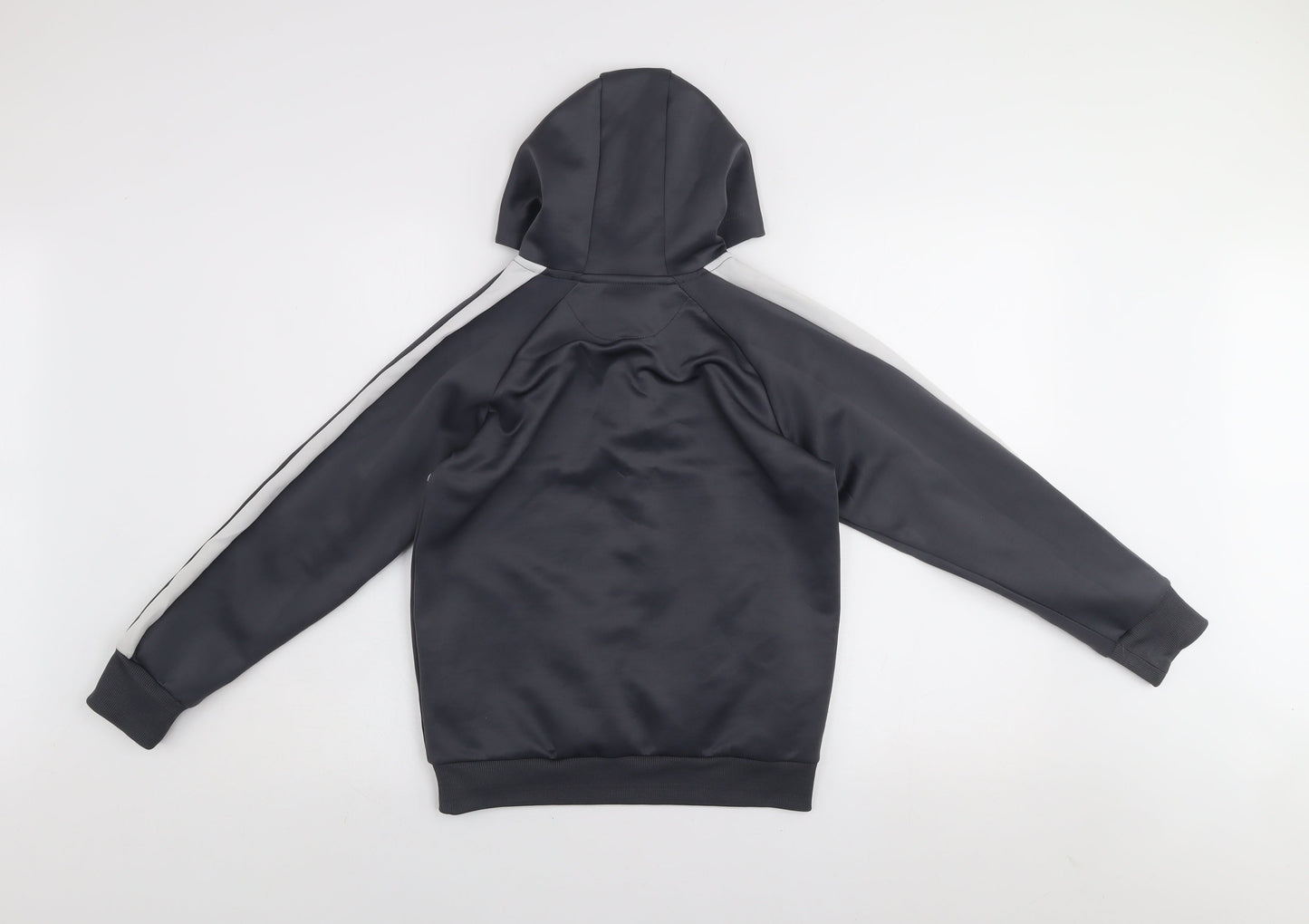 McKenzie Boys Grey Colourblock 1/4 Zip Pullover Hoodie 12-13 Years