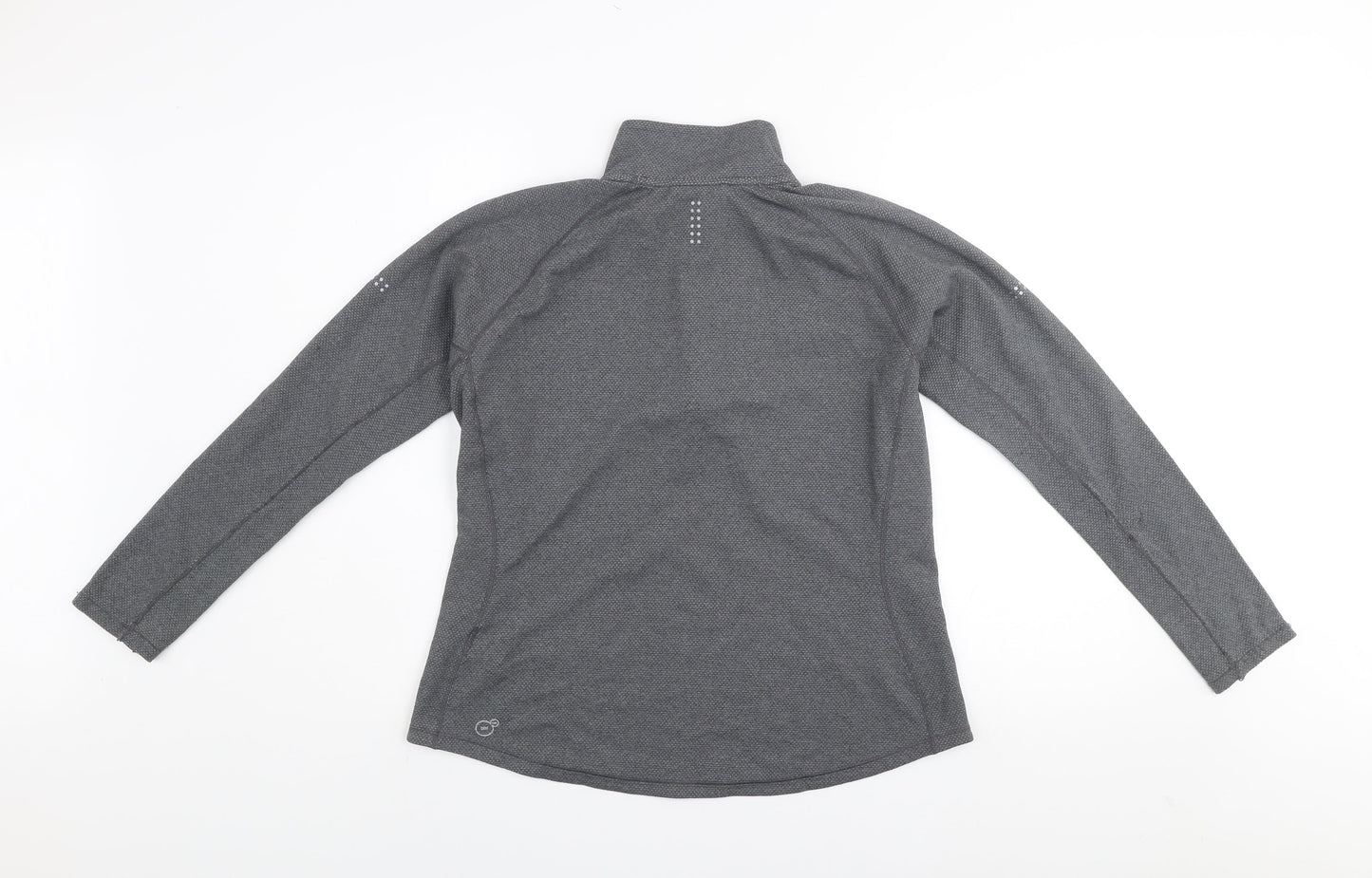 Puma Women's Grey 1/4 Zip Pullover Sweatshirt XL Activewear