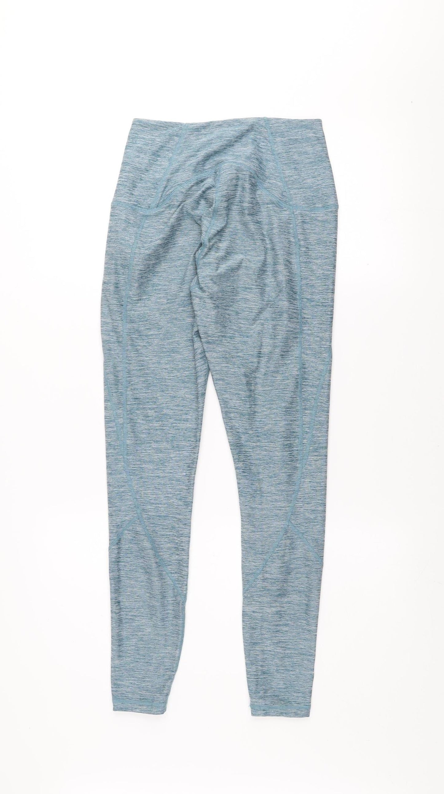 MP Womens Blue Seamless Gym Leggings Size S Slim Fit Activewear