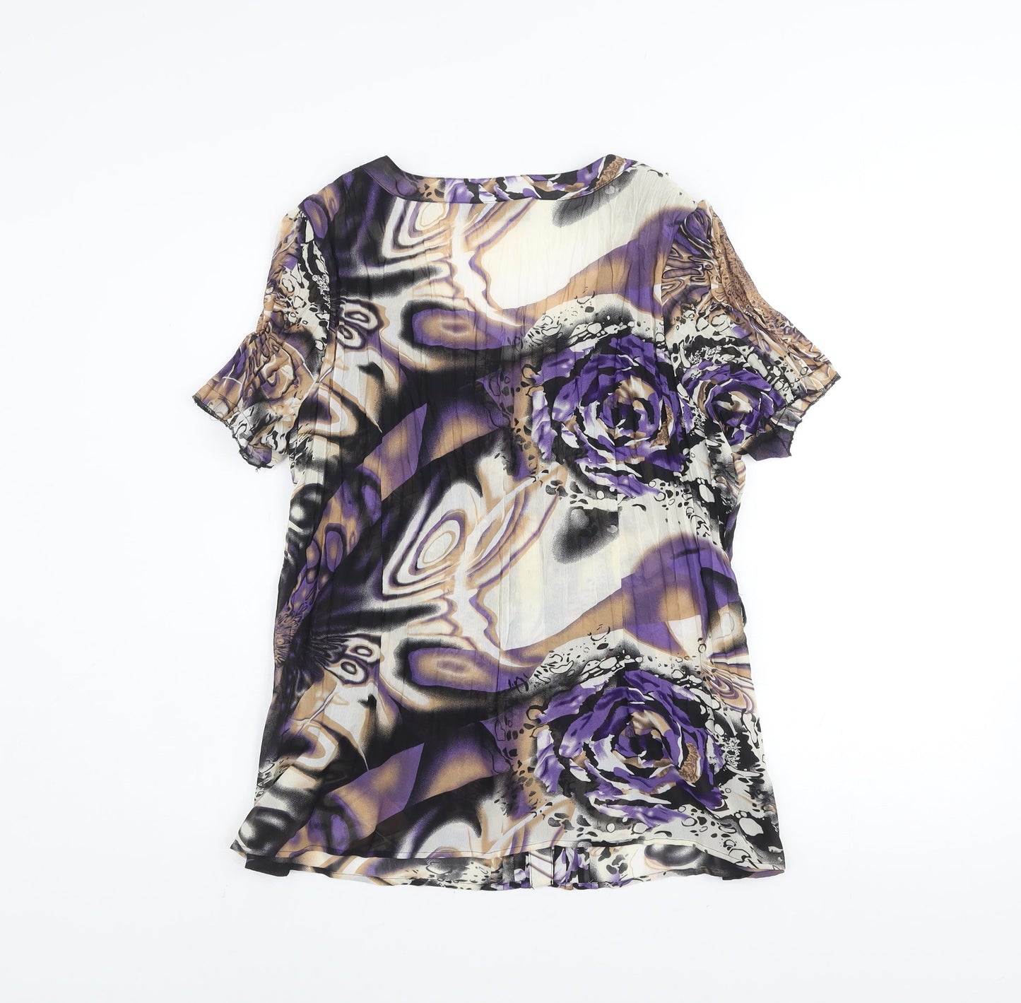 Just Elegance Women's Multicoloured Size 16 Tunic Blouse