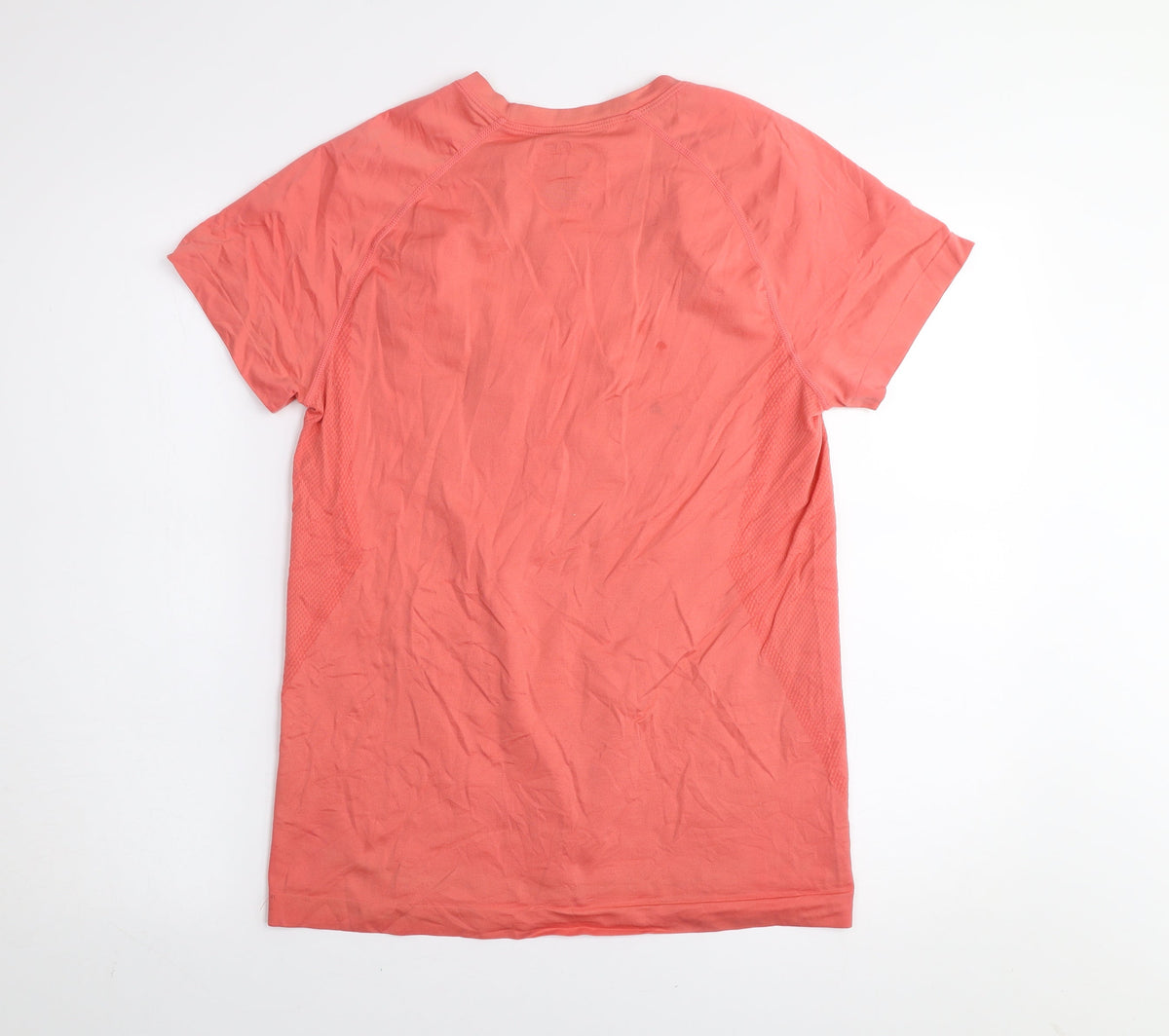 Dunnes Womens Pink Polyamide Short Sleeve Active T-Shirt Size 14