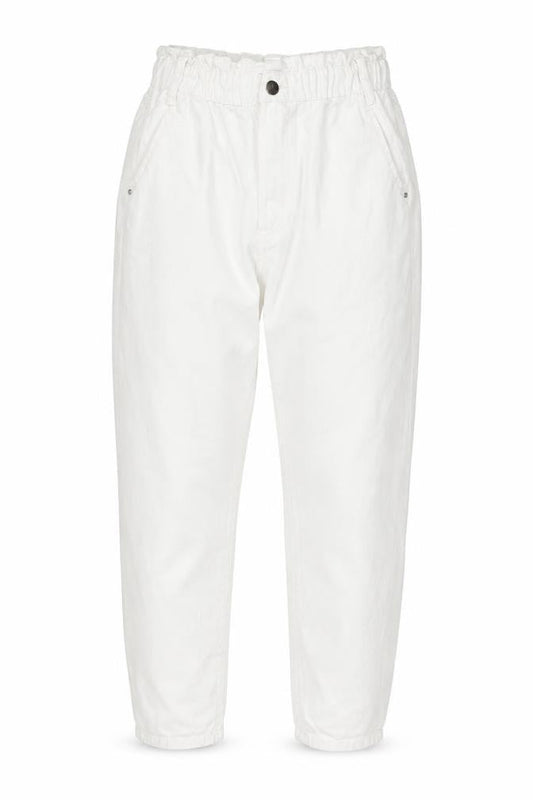 Savida Women’s White High Rise Mom Jeans Size 8 Cotton Denim