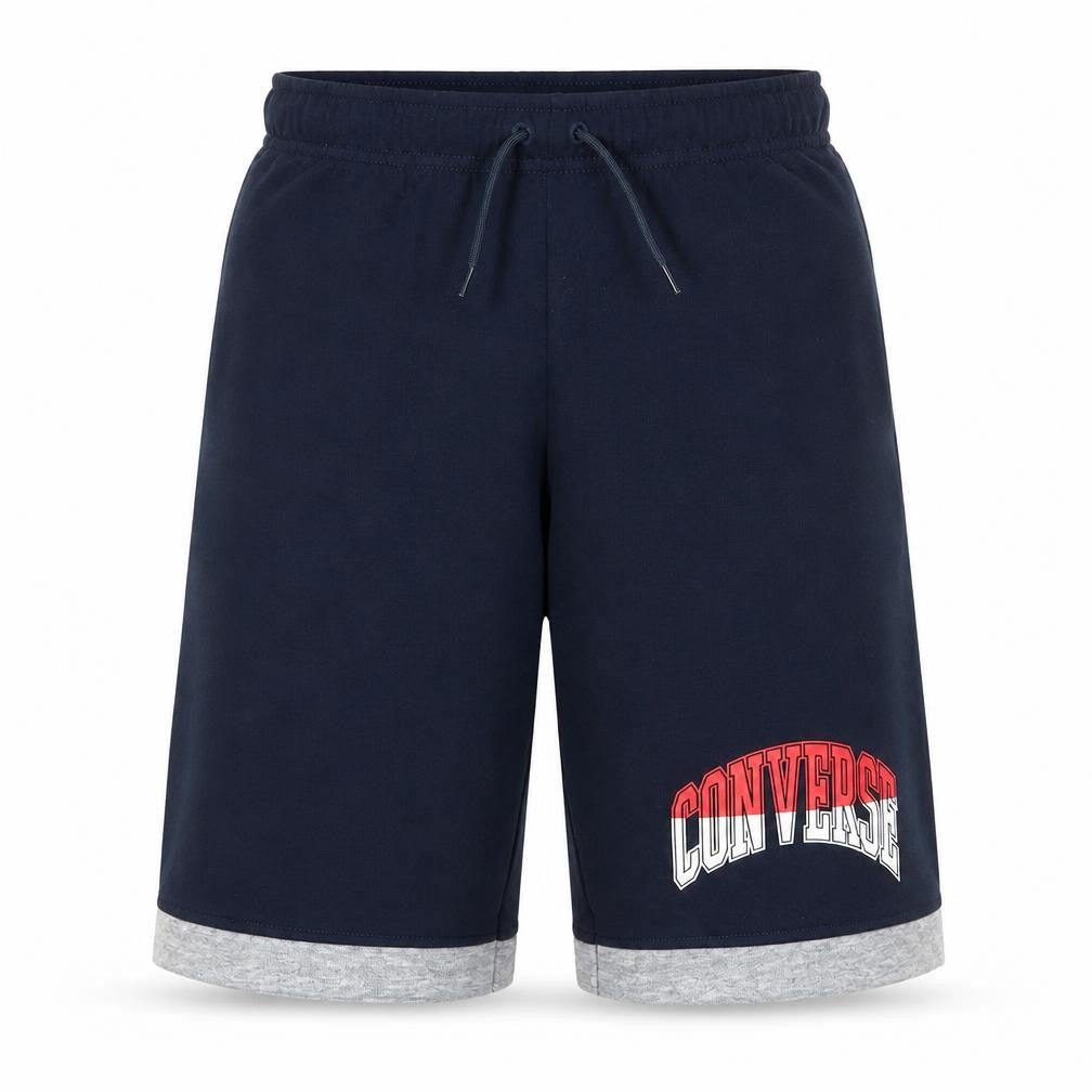 Converse Boys Navy Sweat Shorts XL 13-15 Years Athletic Drawstring