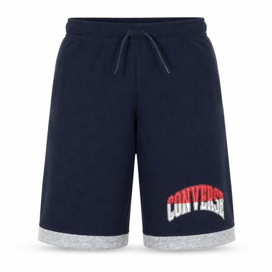 Converse Boys Navy Sweat Shorts XL 13-15 Years Athletic Drawstring