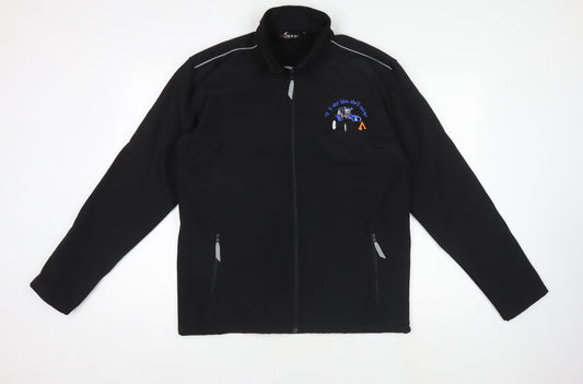 Kobra Workwear Mens Black M Softshell Embroidered Jacket