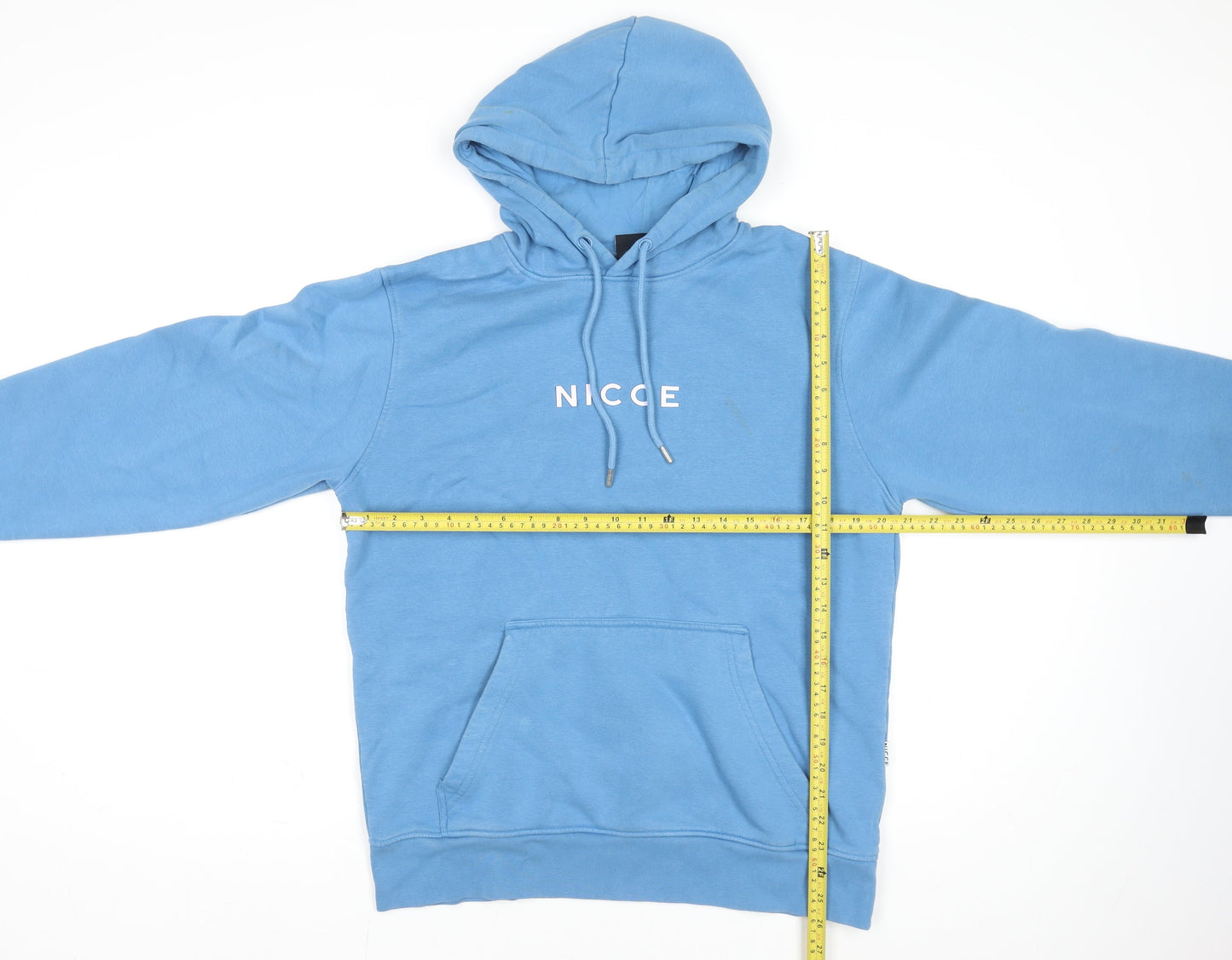 Nicce Women's Blue Pullover Hoodie Jumper Size M Long Sleeve