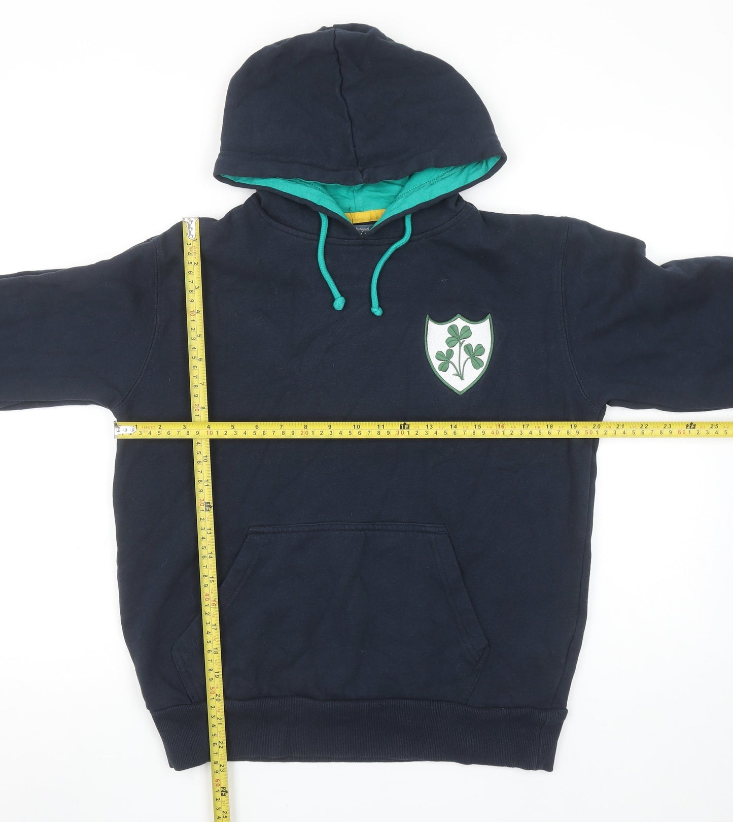 Authentic Originals Ireland Men's Blue Pullover Hoodie Size S