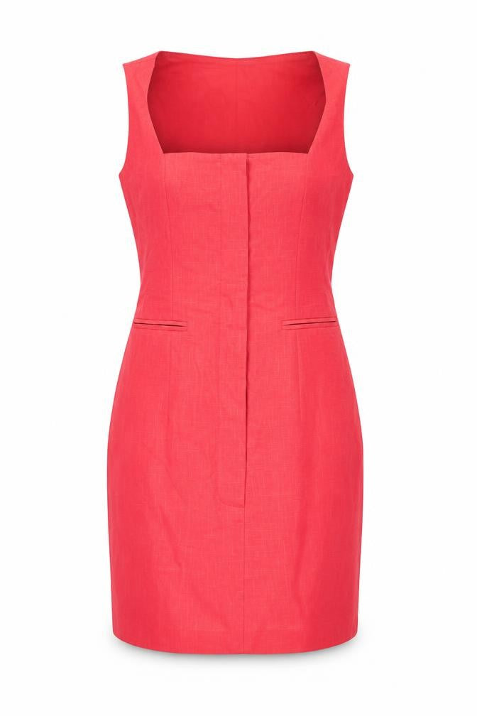 Diffuse Women's Red Sleeveless Sheath Dress Size 8 Party Cocktail