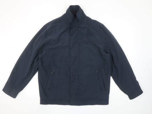 Wellington Men's Blue Full Zip Mid-Length Jacket Size 40 Regular