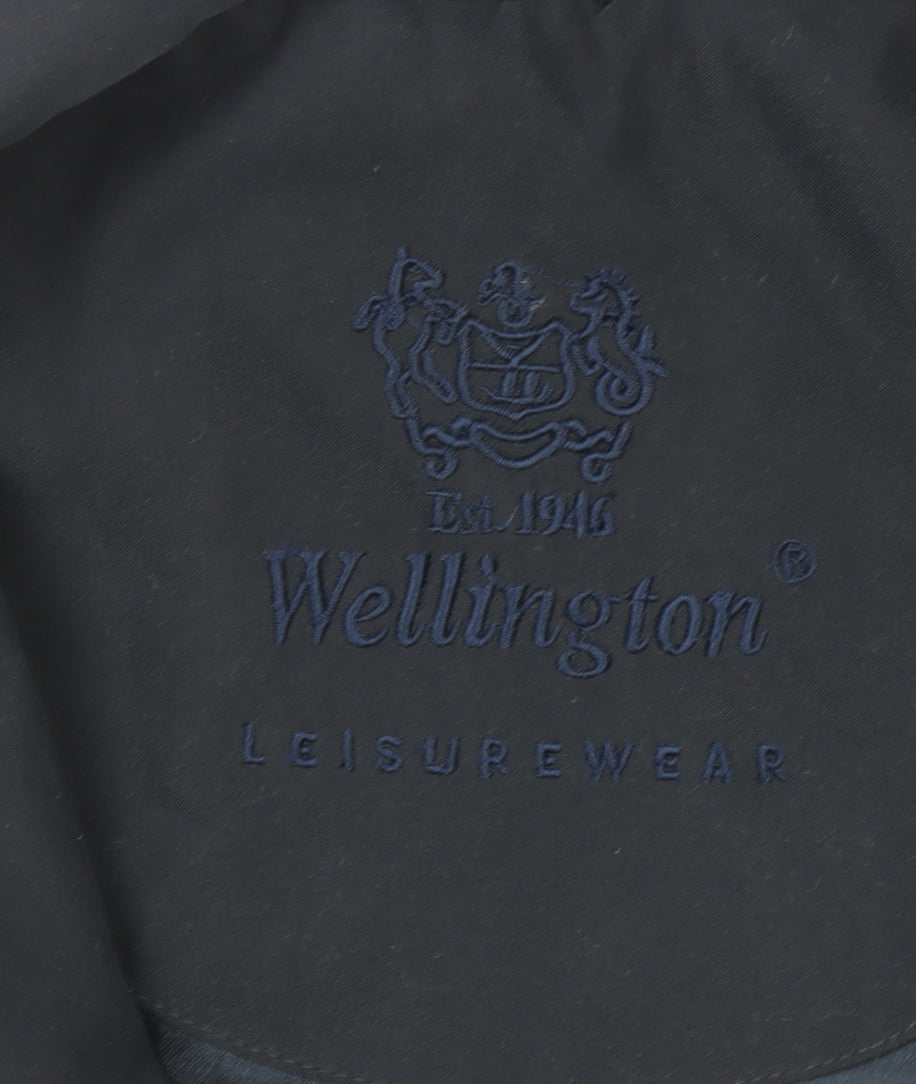 Wellington Men's Blue Full Zip Mid-Length Jacket Size 40 Regular