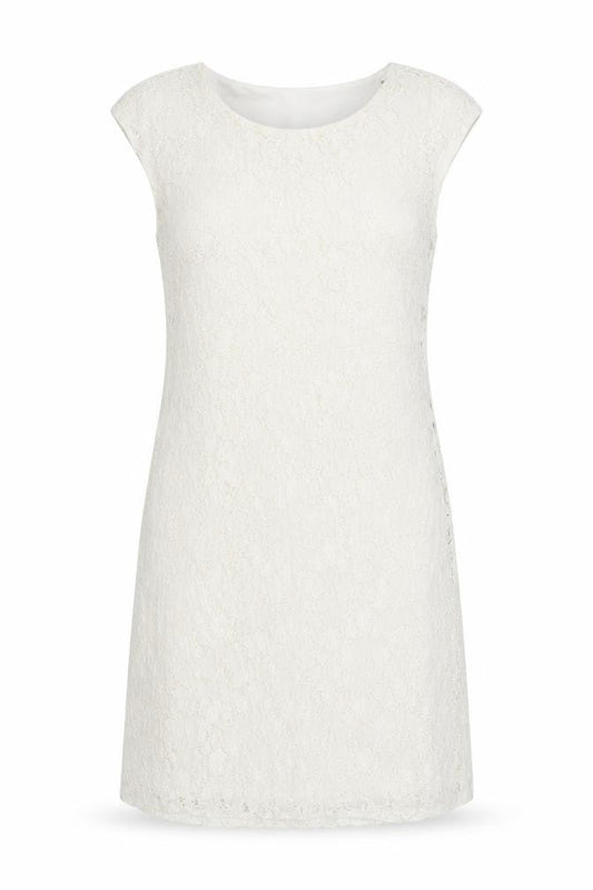 Roses of Avalon Women Ivory Lace Sheath Dress Size 10