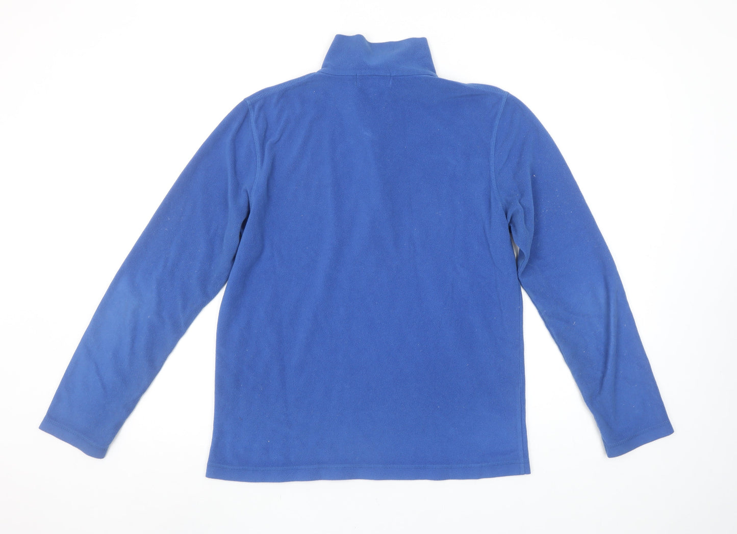 8848 Women’s Blue Fleece 1/2 Zip Pullover Sweatshirt M
