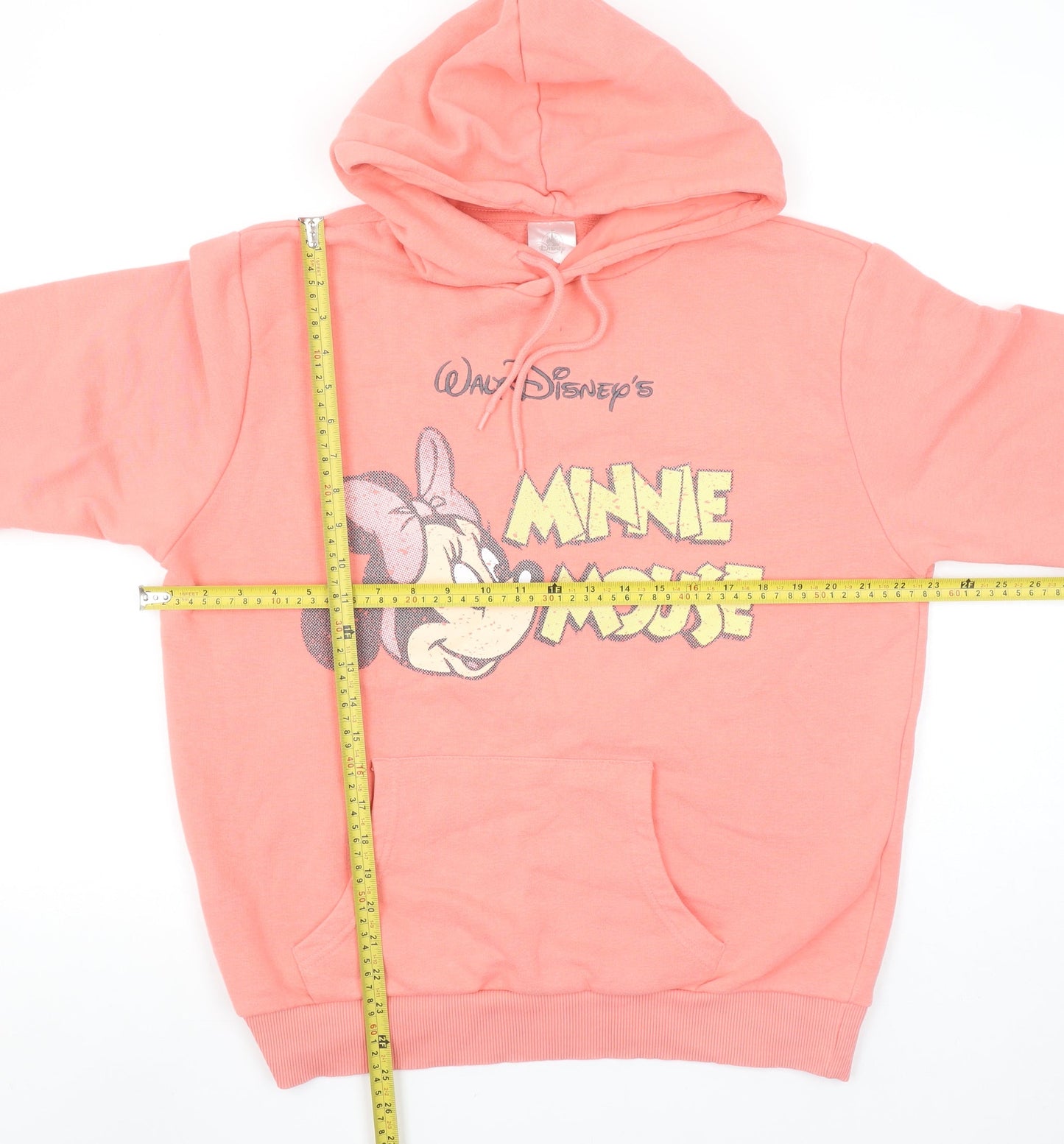 Disney Women’s Pink Minnie Mouse Pullover Hoodie Size M