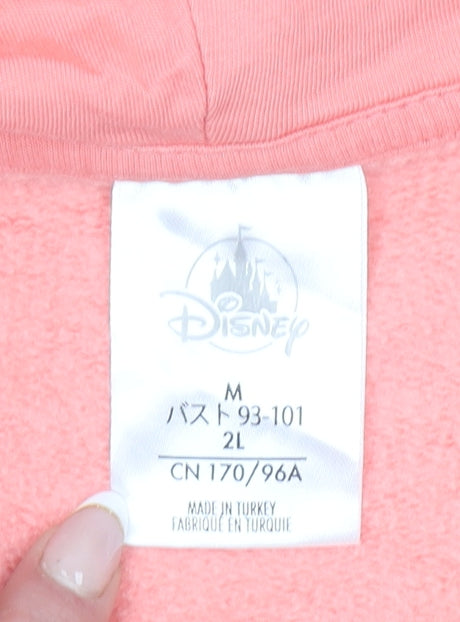Disney Women’s Pink Minnie Mouse Pullover Hoodie Size M