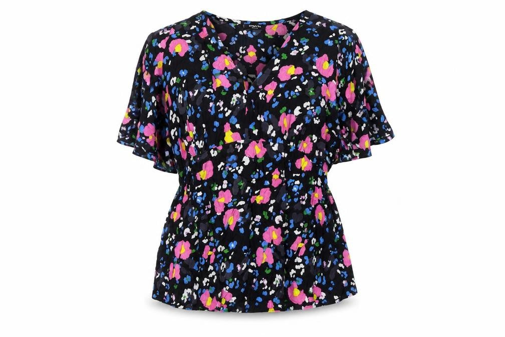Simply Be Women's Multicoloured Floral Viscose Tunic Blouse Size 22