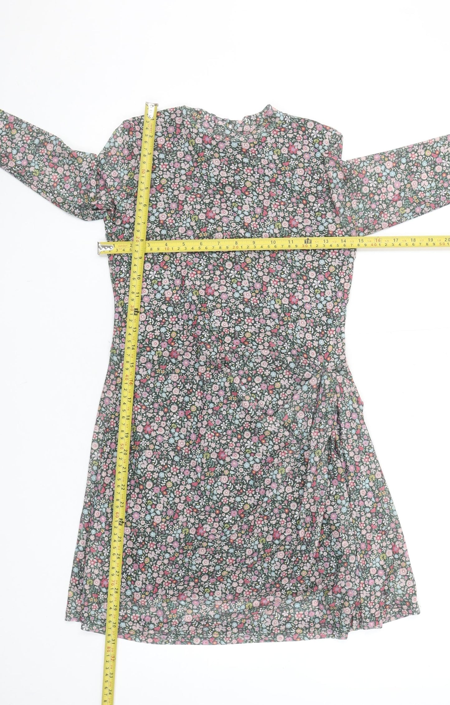 Leigh Tucker Willow Girls Multicoloured Floral A-Line Dress 11-12 Years