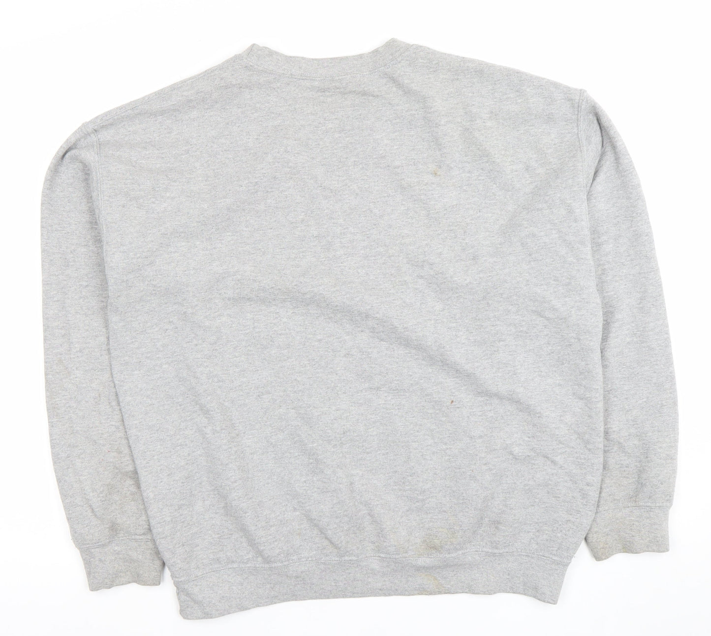 PrettyLittleThing Men's Grey California West Coast Sweatshirt Medium