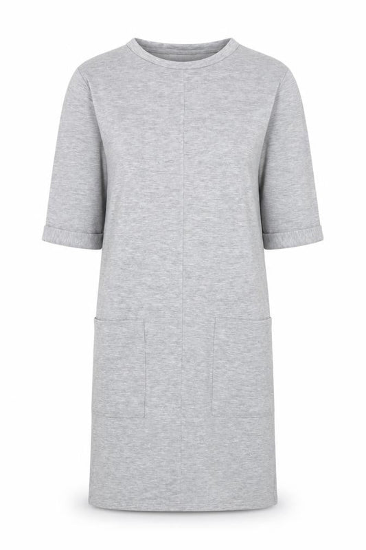Atmosphere Women Grey Jersey T-Shirt Dress Size 8