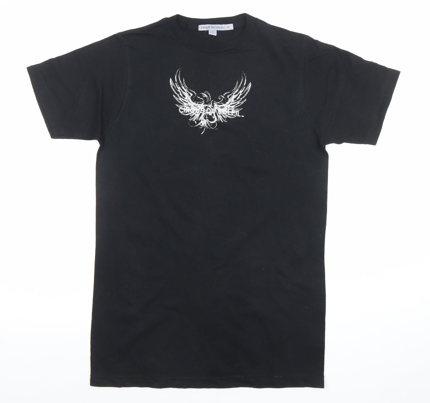 Cirque du Soleil Men’s Black S Graphic Print T-Shirt Cotton