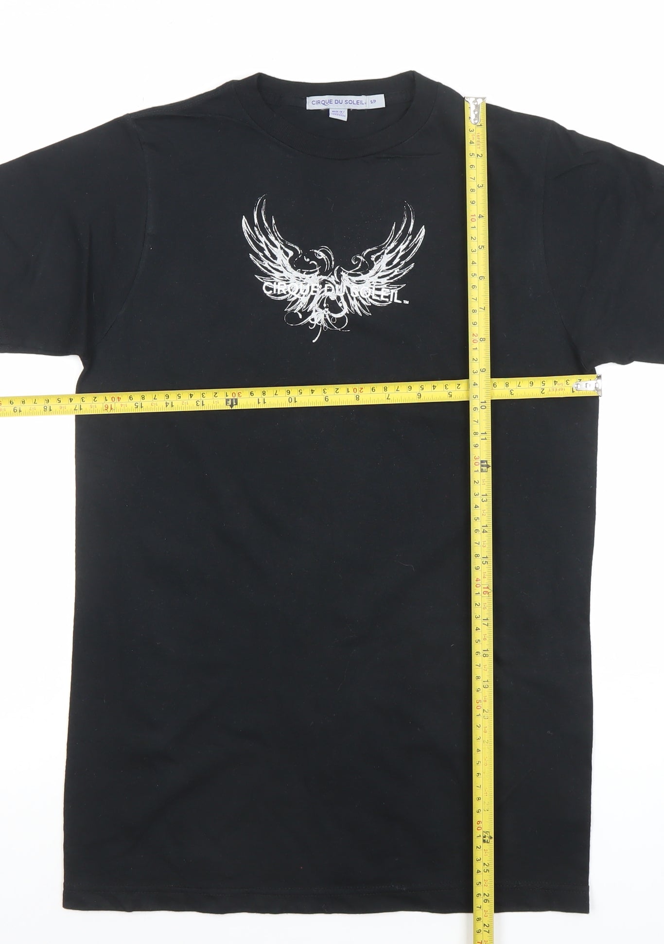 Cirque du Soleil Men’s Black S Graphic Print T-Shirt Cotton