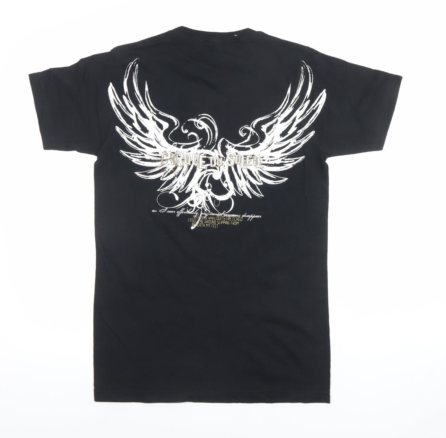 Cirque du Soleil Men’s Black S Graphic Print T-Shirt Cotton