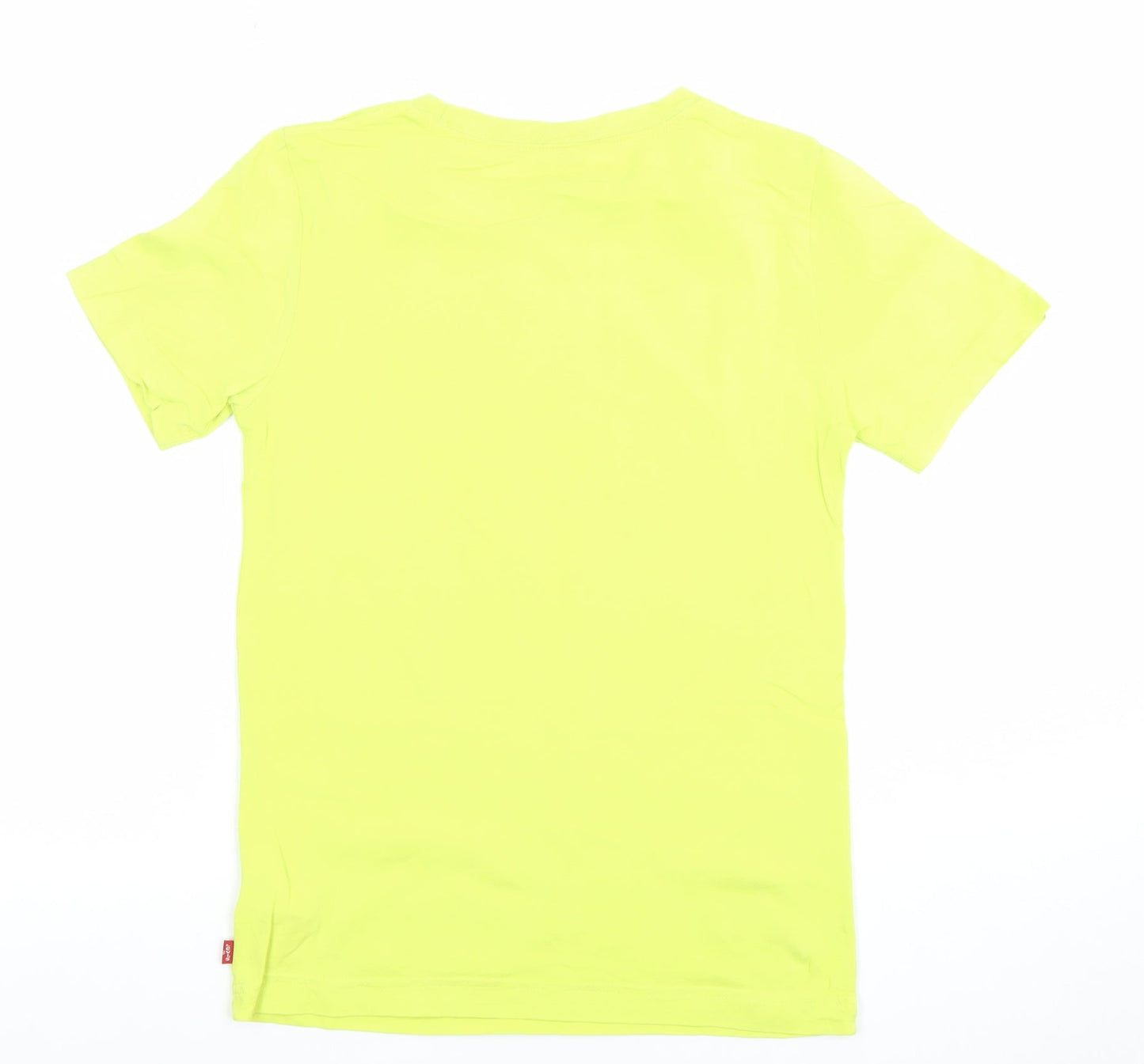 Levi’s Boys Yellow Logo Short Sleeve Cotton T-Shirt Size 14 Years
