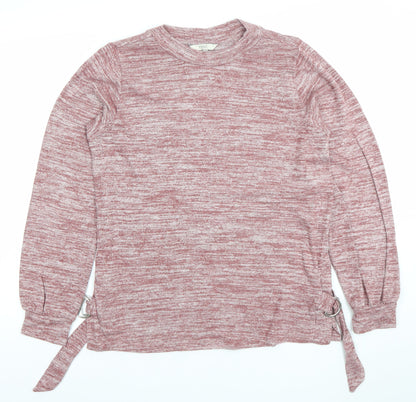Next Women Pink Crew Neck Knit Pullover Jumper UK 8