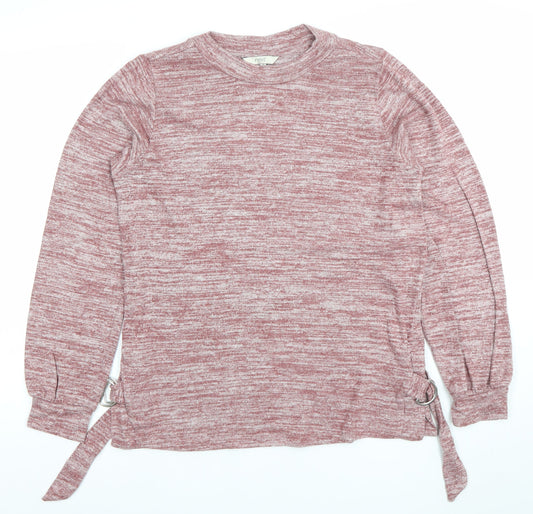 Next Women Pink Crew Neck Knit Pullover Jumper UK 8