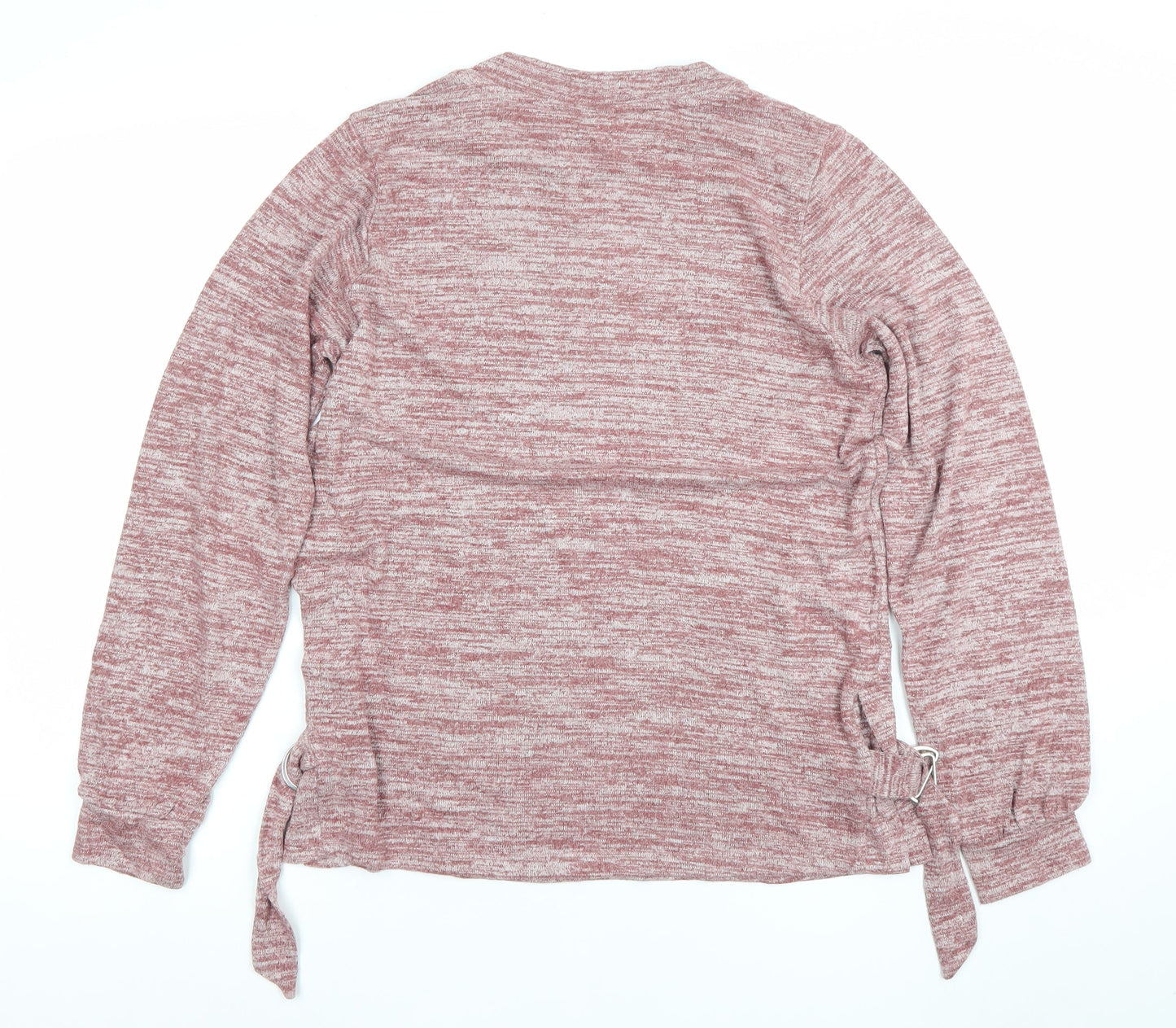 Next Women Pink Crew Neck Knit Pullover Jumper UK 8