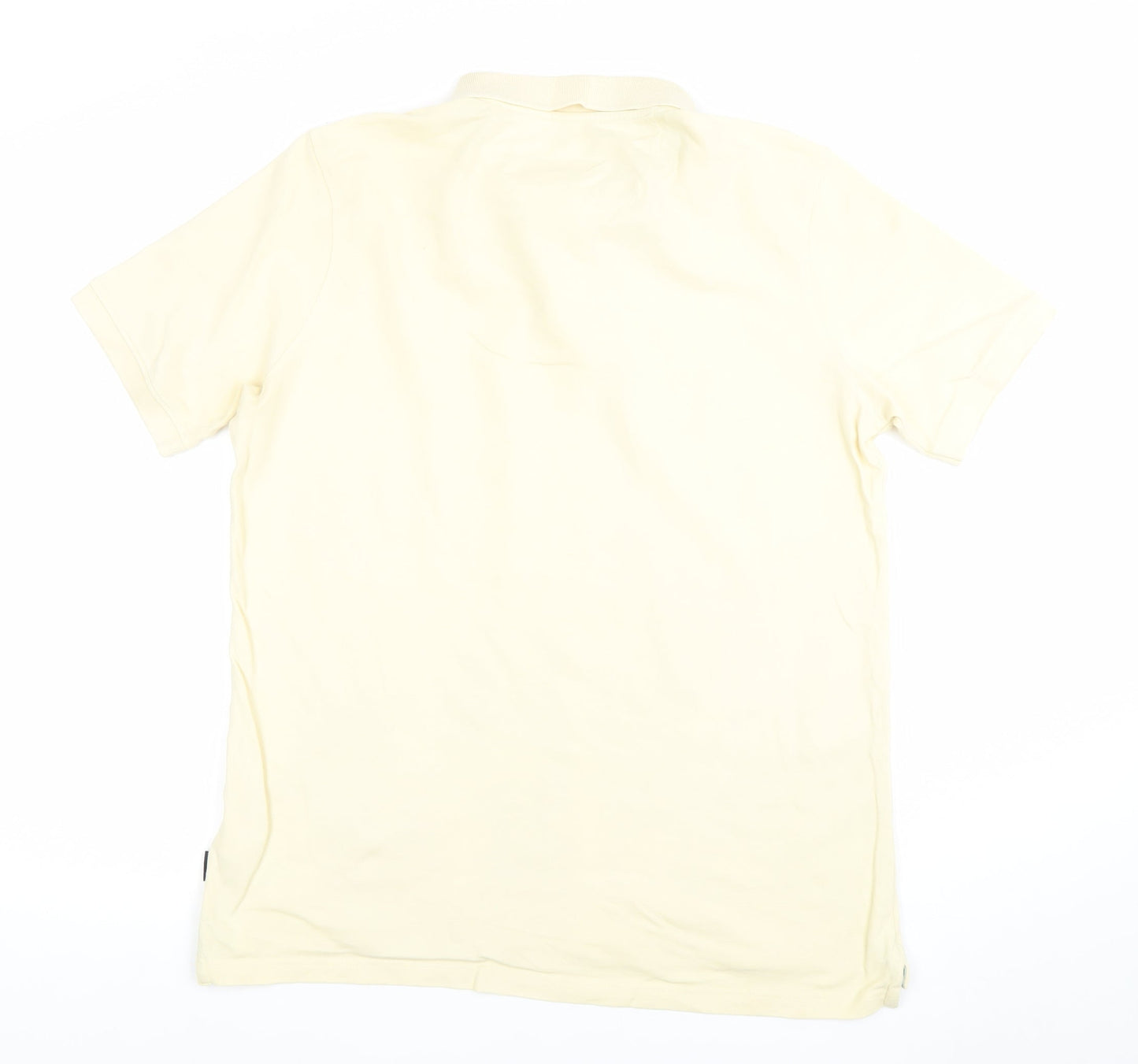 Beverly Hills Polo Club Men's Beige XL Slim Fit Cotton Polo Shirt