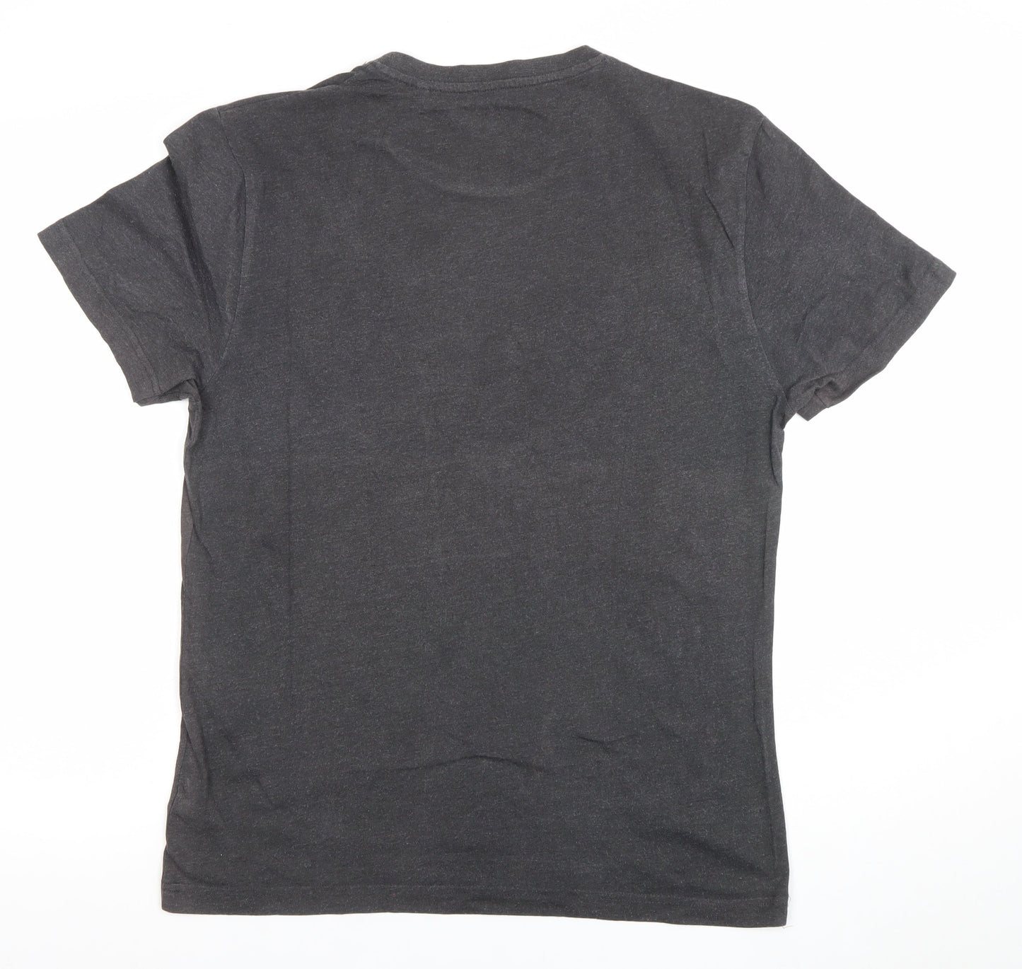 Penguin Men’s Grey Short Sleeve Graphic Logo T-Shirt M Regular Fit