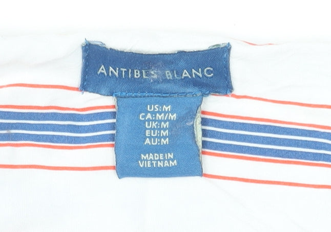 Antibes Blanc Women’s Multicoloured Rayon Midi Slip Dress Size M