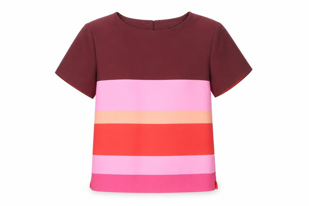 Banana Republic Womens Multicoloured Colourblock Blouse XS